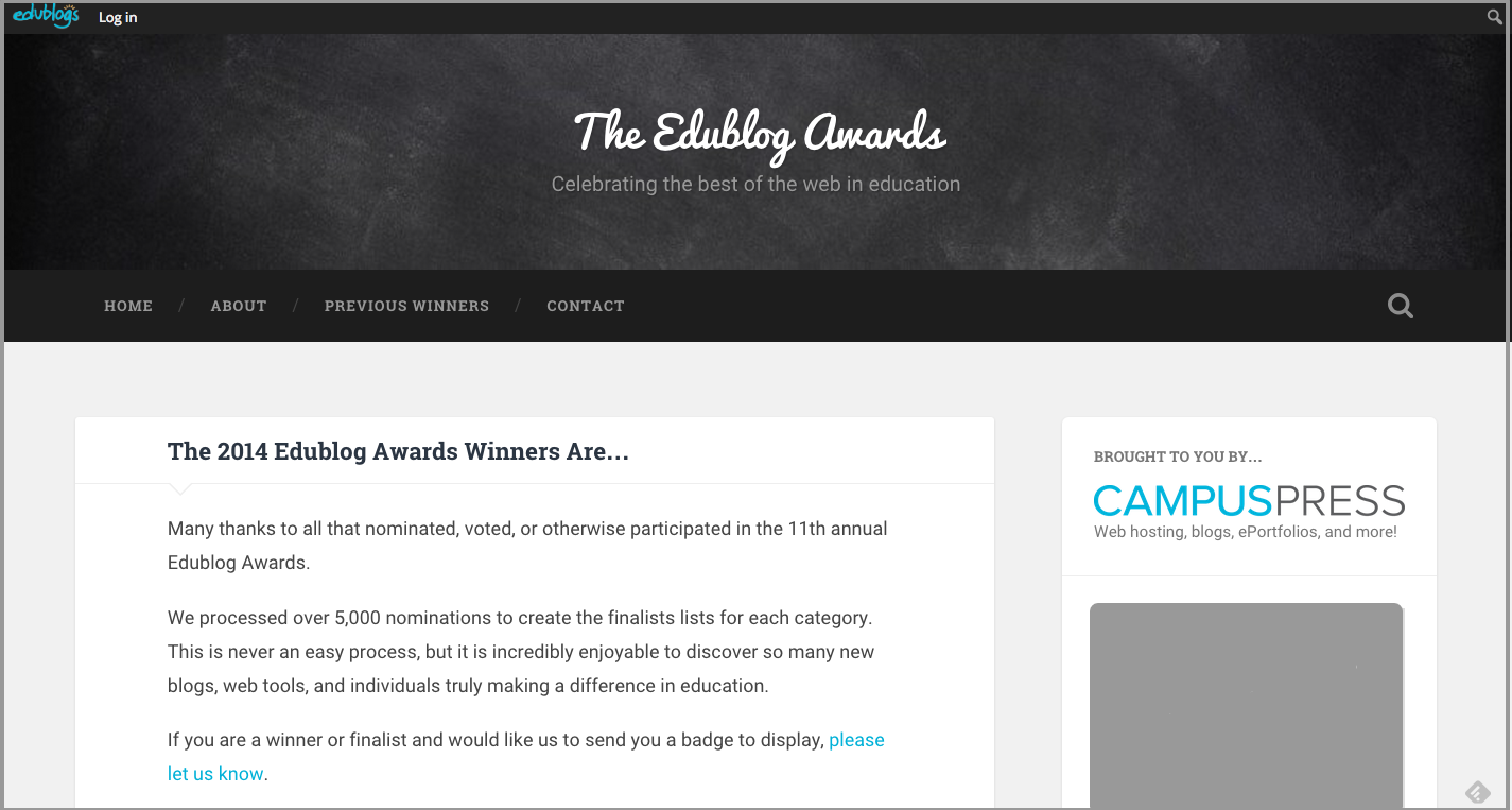 2013 Edublog Award Nominations